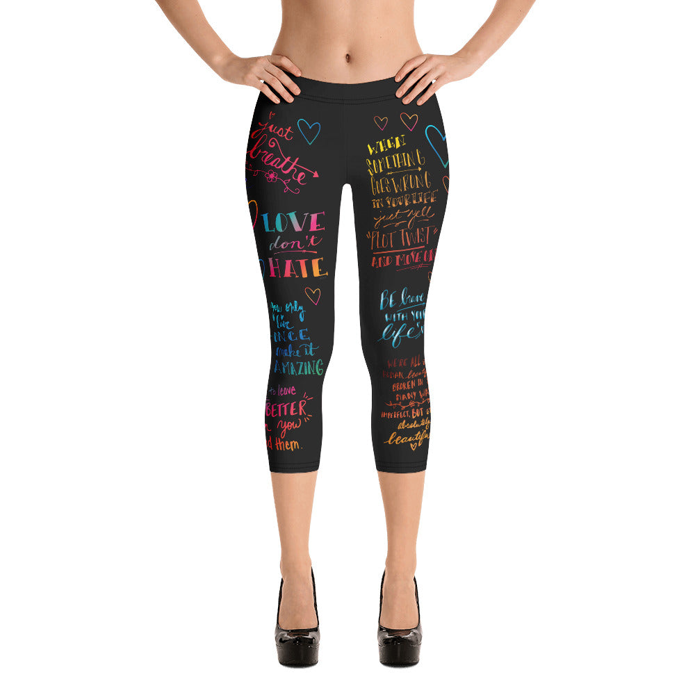 Colorful Devotion Women's Essential Capri Leggings - Multi-Colored Yoga  Pants - What Devotion❓ - Coolest Online Fashion Trends